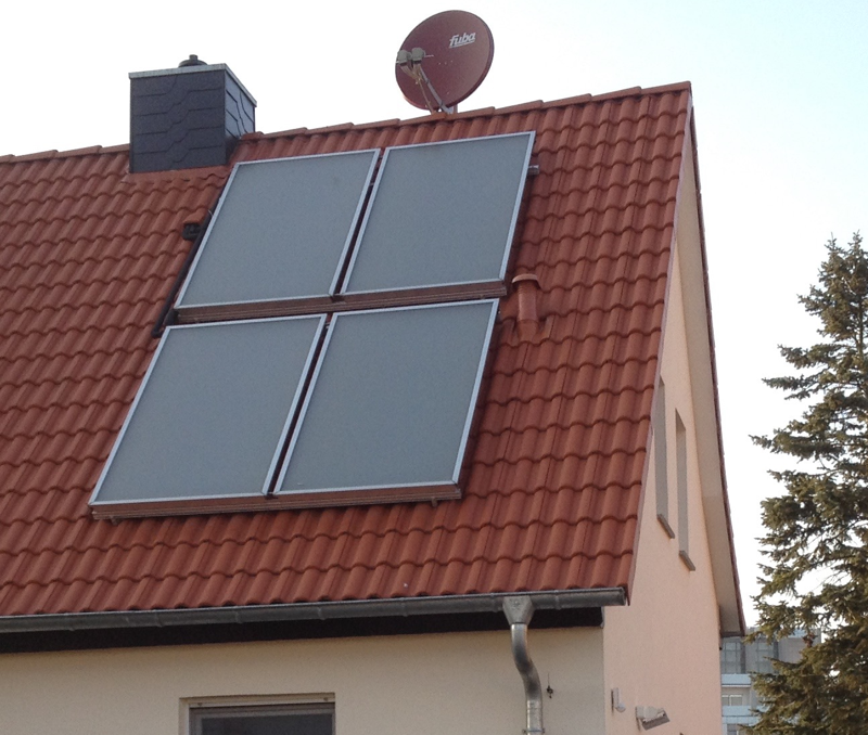 Solarthermie auf Dach